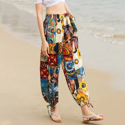 Relaxed Fit Capri Pants